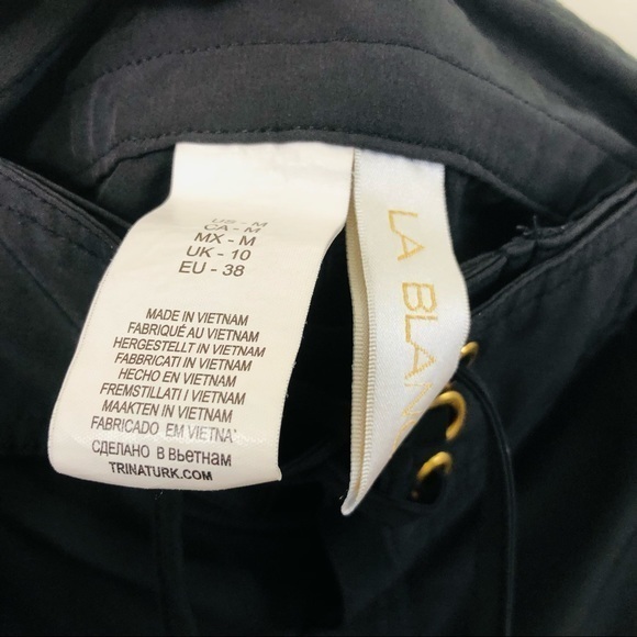 Sold LA BLANCA "All Board" 5-Inch Board Shorts- Black/Gold- Size Medium - Picture 2 of 9